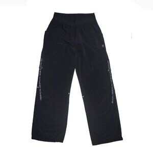 Zumba Fitness Black Nylon Feelin' It Cargo Dance Track Pants size XXL Black
